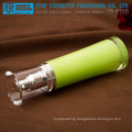 YB-X100 100ml color customizable strict quality management double layers round slim waist acrylic bottle